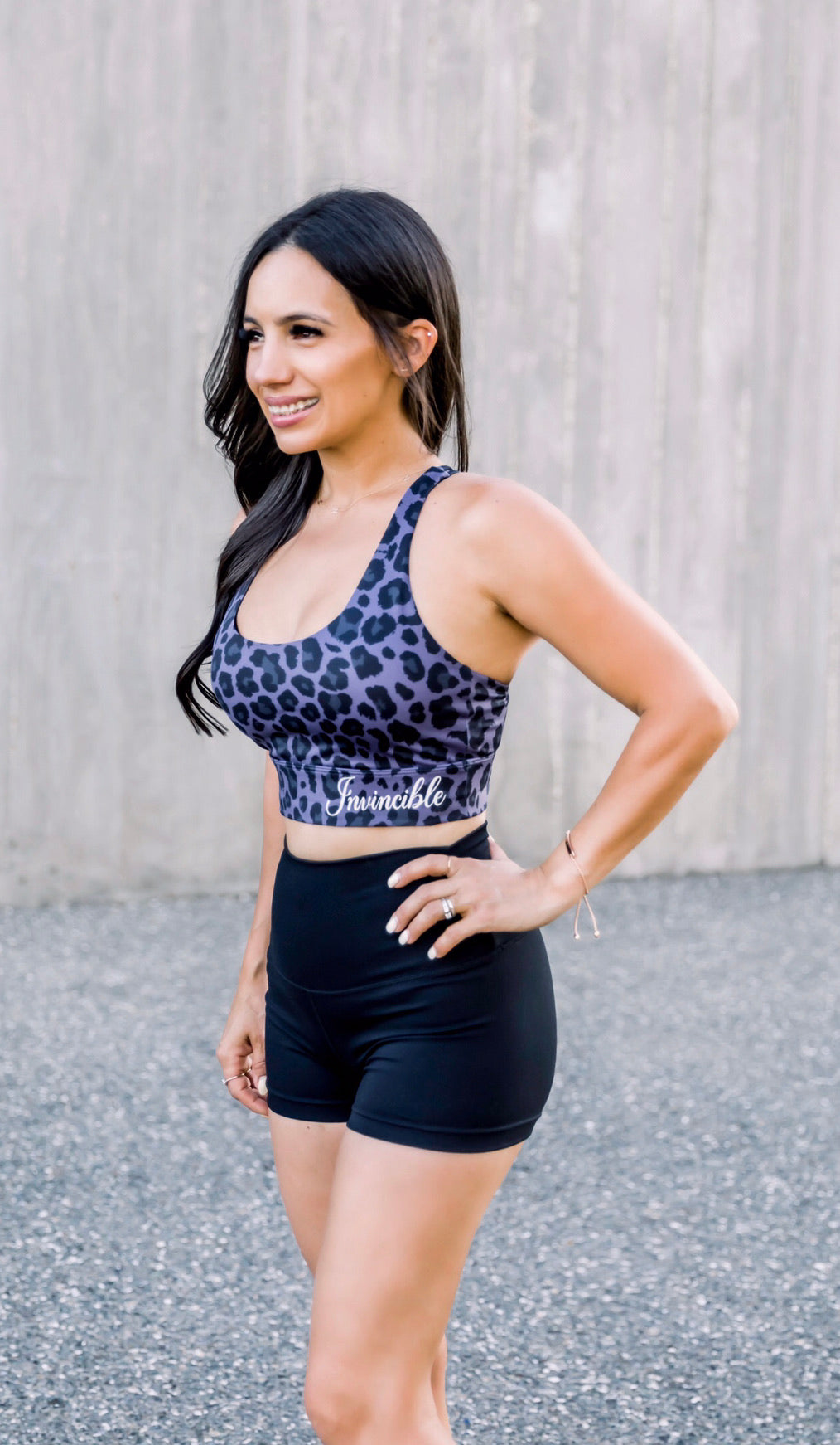 Invincible Sports Bra (Leopard)