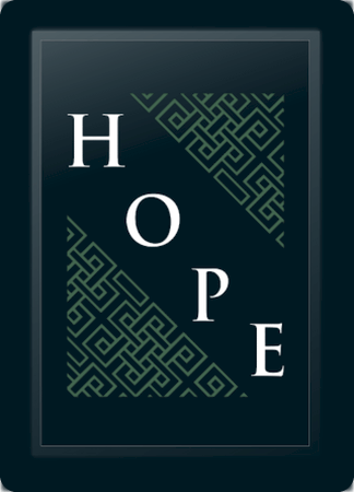 Hope Deco Diagonal Sage Logo Panel