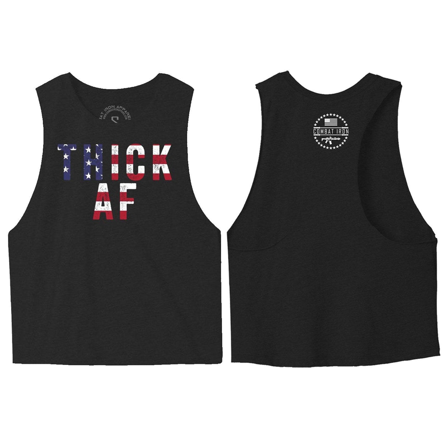 Thick AF USA Edition Crop Top