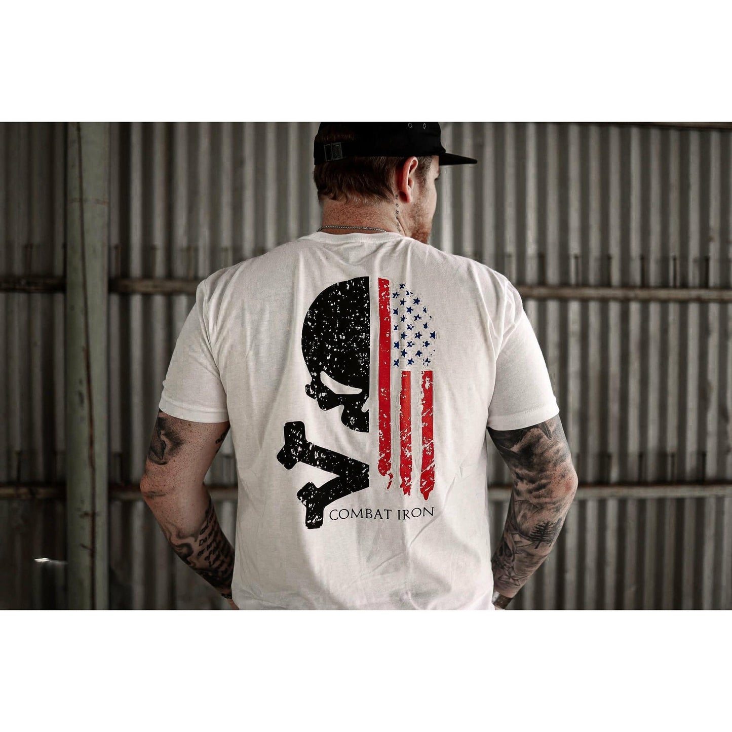 LIBERTY SKULL USA EDITION MEN'S T-SHIRT