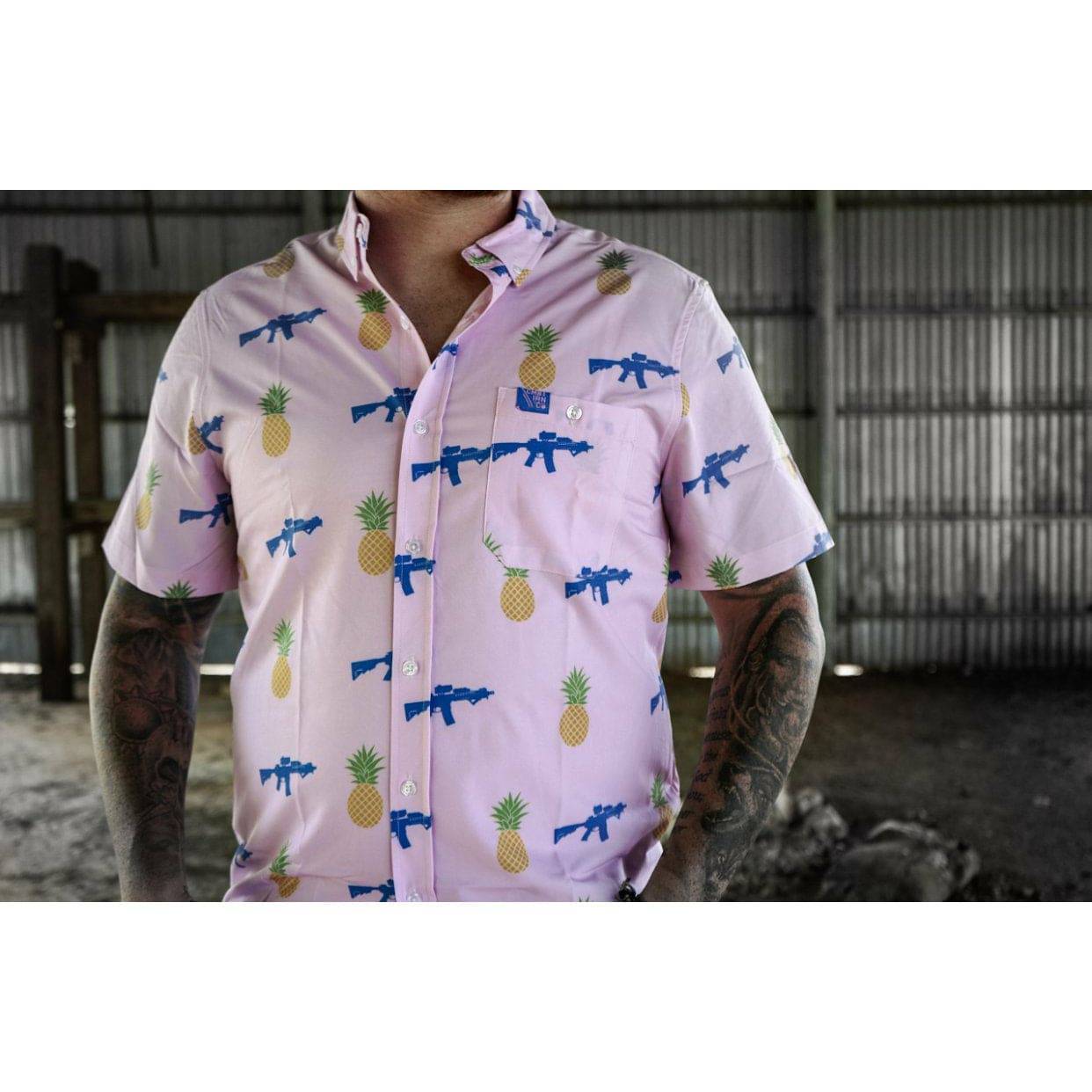 LIGHT WEIGHT BUTTON UP SHORT SLEEVE