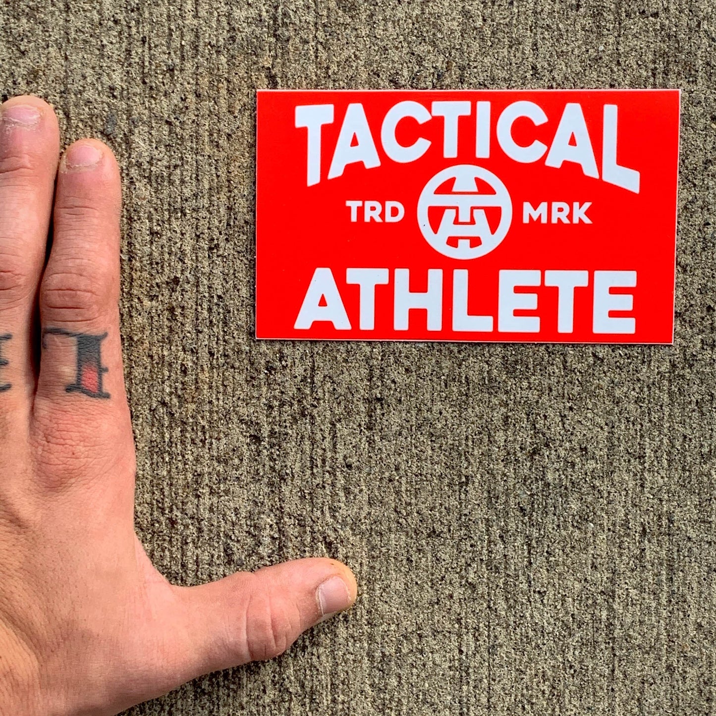 TACTICAL ATHLETE RED DECAL