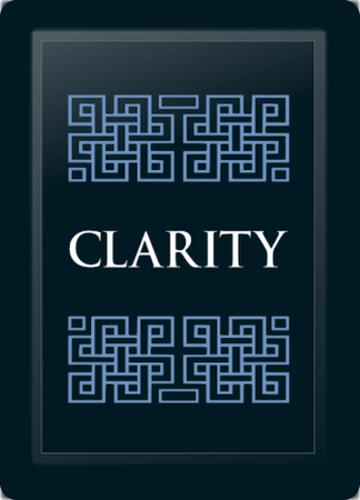 Clarity Deco Horizontal Blue Logo Panel