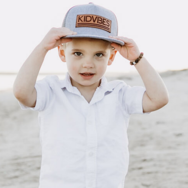 KIDVIBES KIDS SnapBack (Heather Grey)