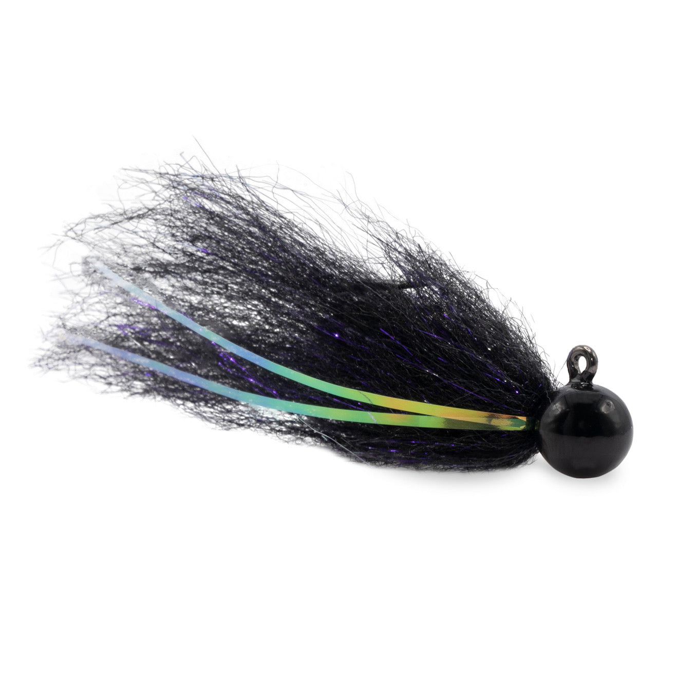 Midnight Black Tailout Twitcher Jig