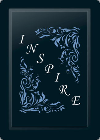 Inspire Floral Diagonal Blue Logo Panel