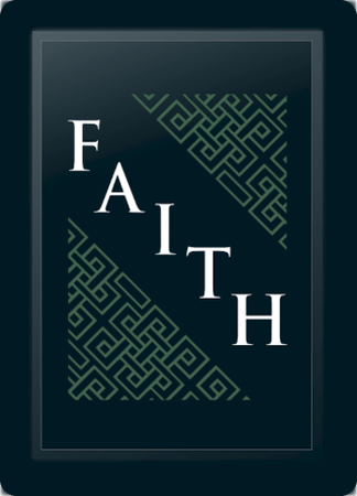 Faith Deco Diagonal Sage Logo Panel