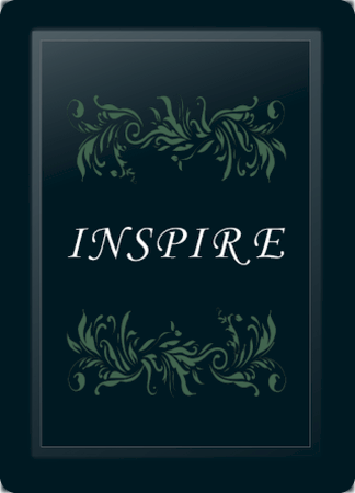 Inspire Floral Horizontal Sage Logo Panel