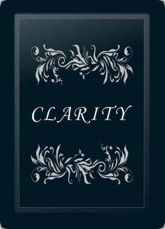 Clarity Floral Horizontal Silv Logo Panel