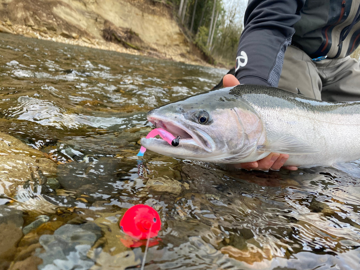 Addicted Steelhead Float System Hot Pink