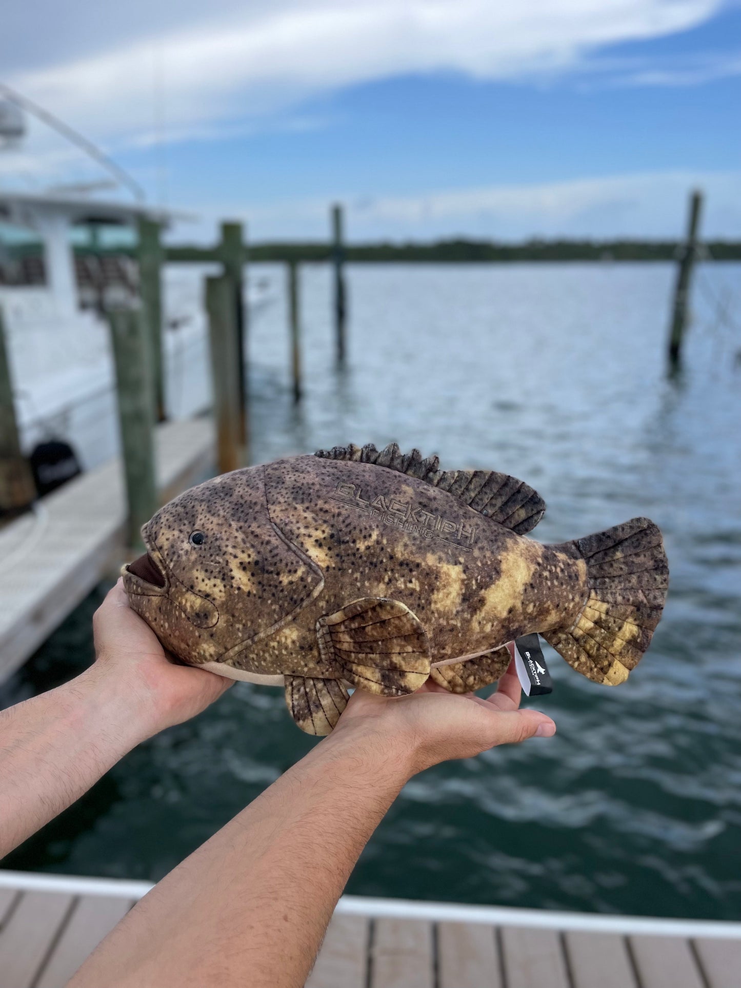 BlacktipH Goliath Grouper Plushie