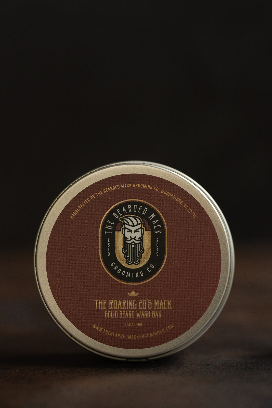 The Roaring 20's Mack Solid Beard Wash Bar - Bay Rum, Leather + Tobacco