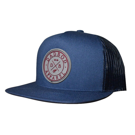 Navy Trucker Snapback (3D Logo)