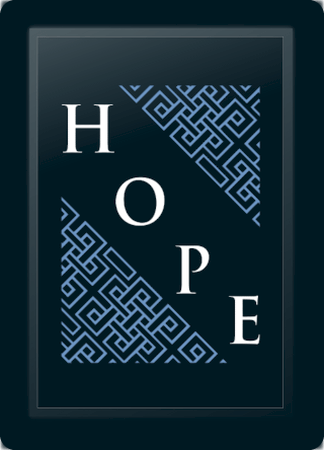 Hope Deco Diagonal Blue Logo Panel