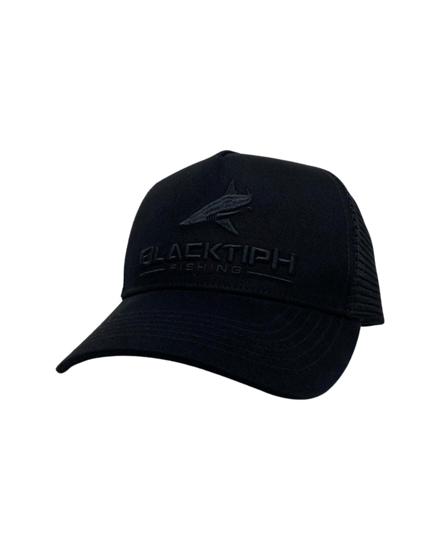 BlacktipH Midnight Black Embroidered Snapback 2.0