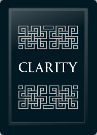 Clarity Deco Horizontal Silver Logo Panel