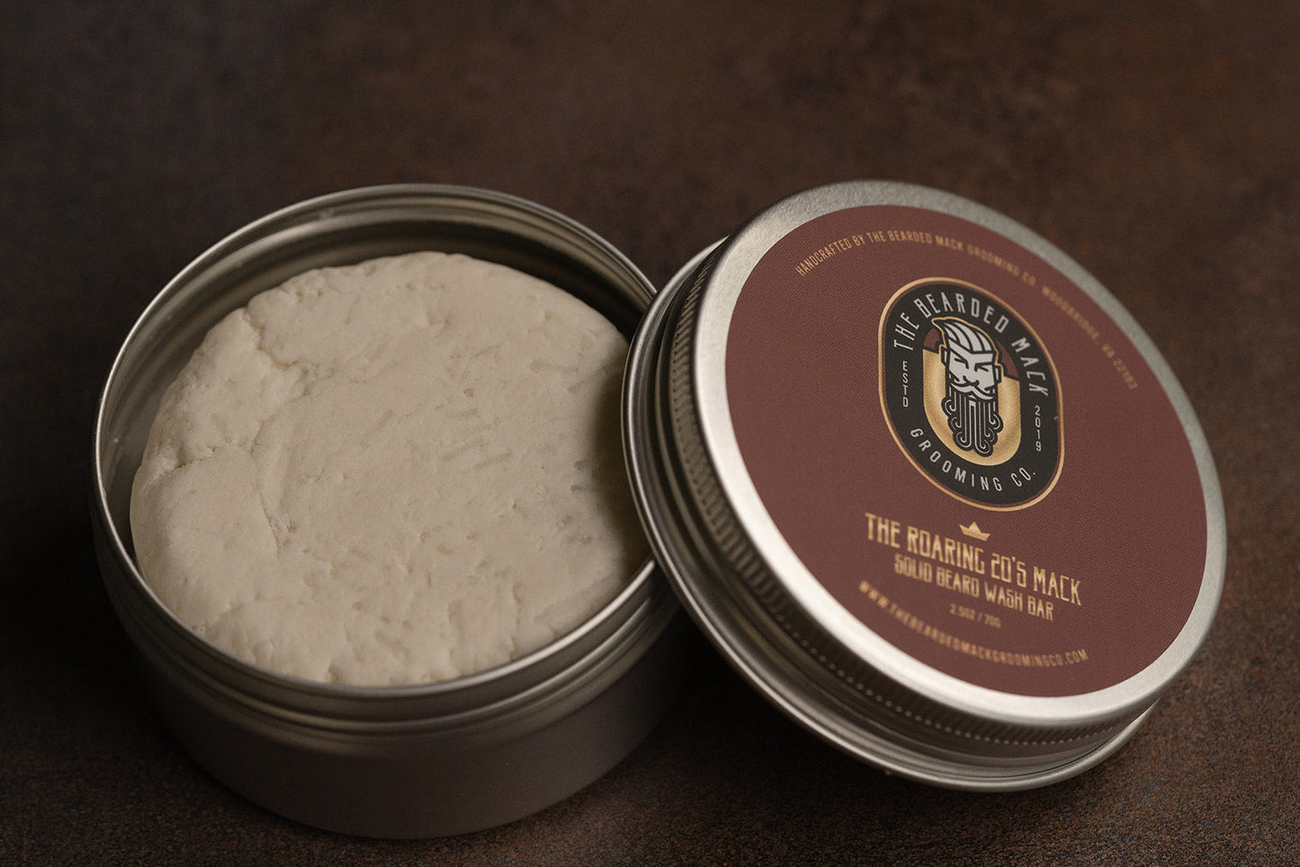 The Roaring 20's Mack Solid Beard Wash Bar - Bay Rum, Leather + Tobacco