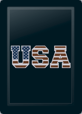 USA Block Logo Panel