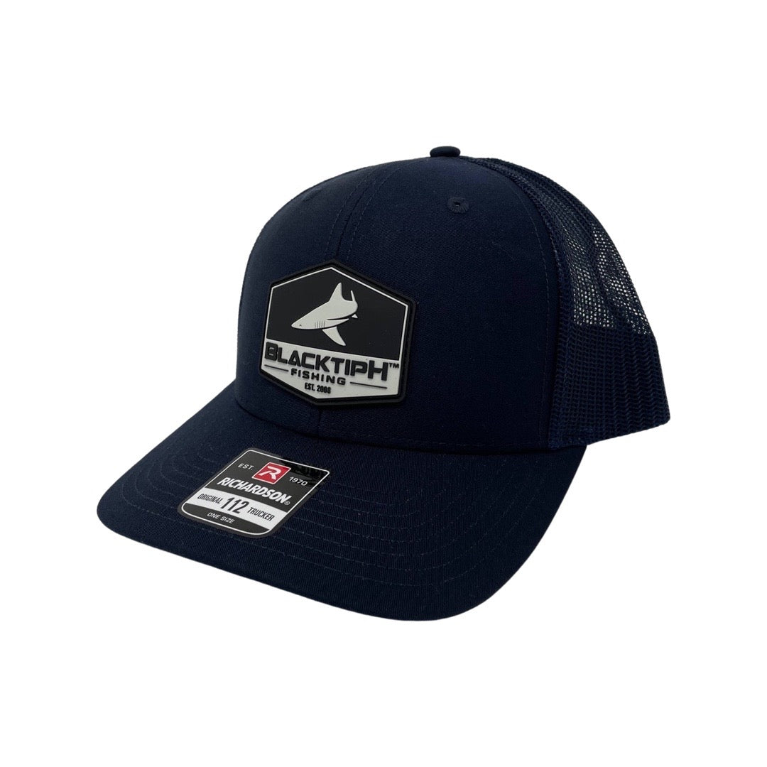 BlacktipH Navy Snapback Hat