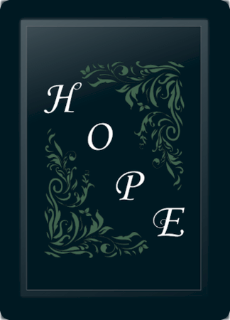 Hope Floral Diagonal Sage Logo Panel