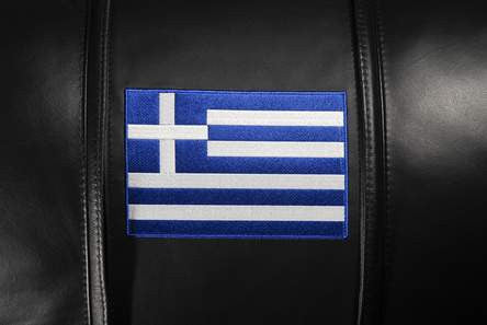 Greek Flag Logo Panel