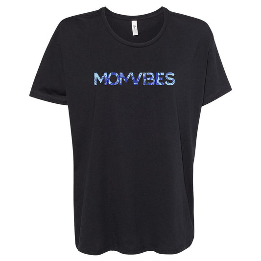 Blue Swirl MomVibe Shirt