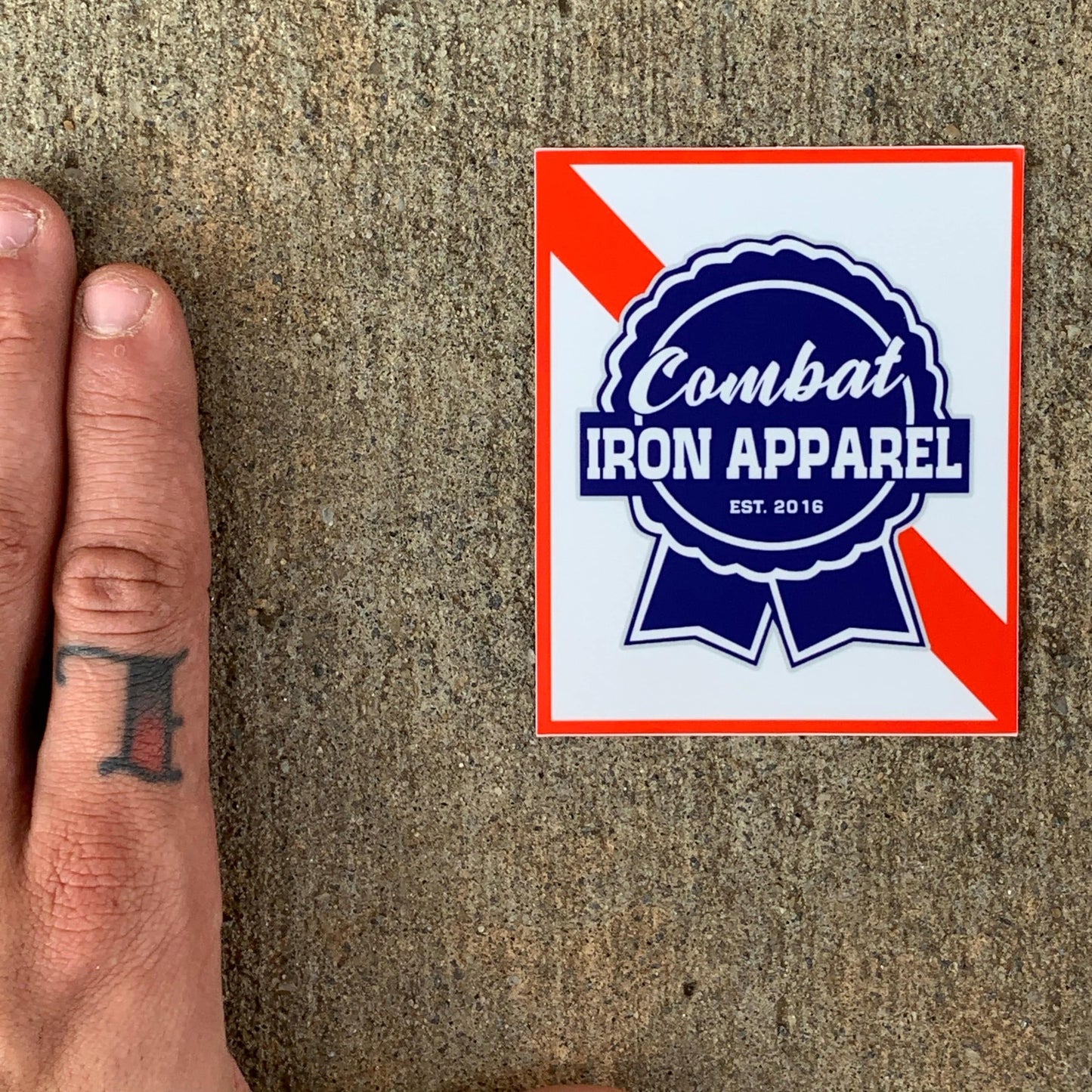 PBR BEER RIBBON DECAL