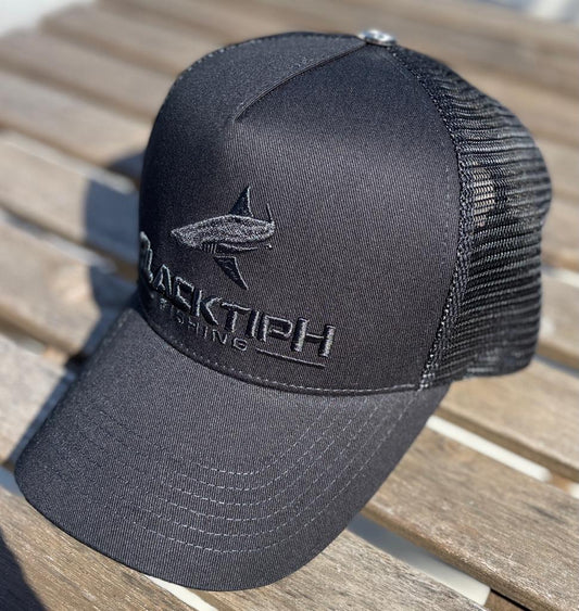 BlacktipH Midnight Black Embroidered Snapback 2.0