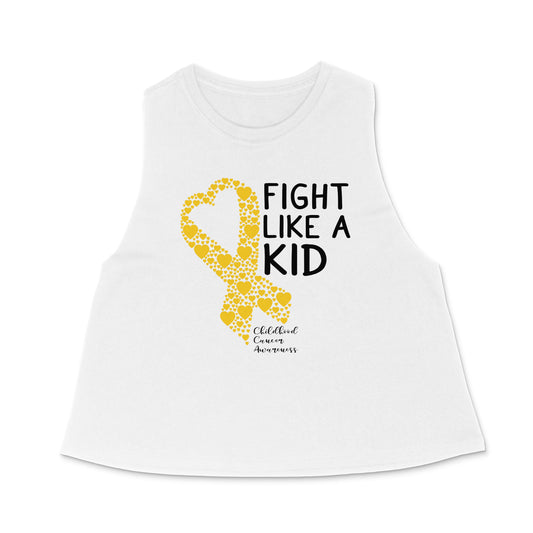 Limited Release Fight Like a Kid Crop Tank