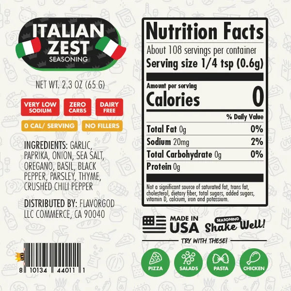 Italian Zest Seasoning