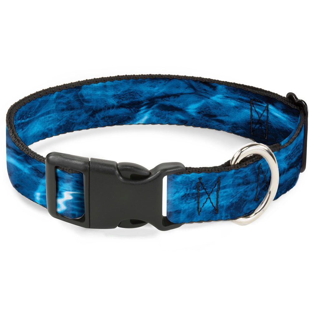 Plastic Clip Collar - Mossy Oak Elements Marlin Agua Camo Blue