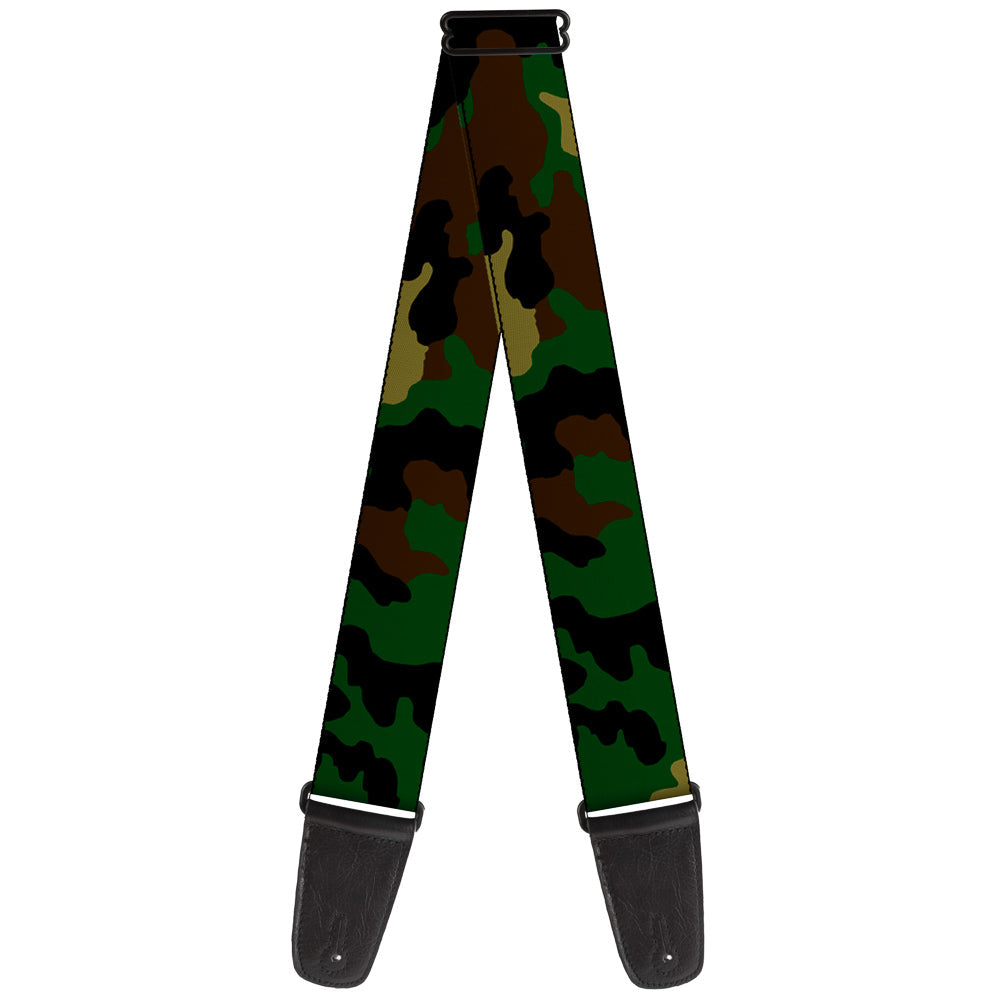 Guitar Strap - Camo Olive