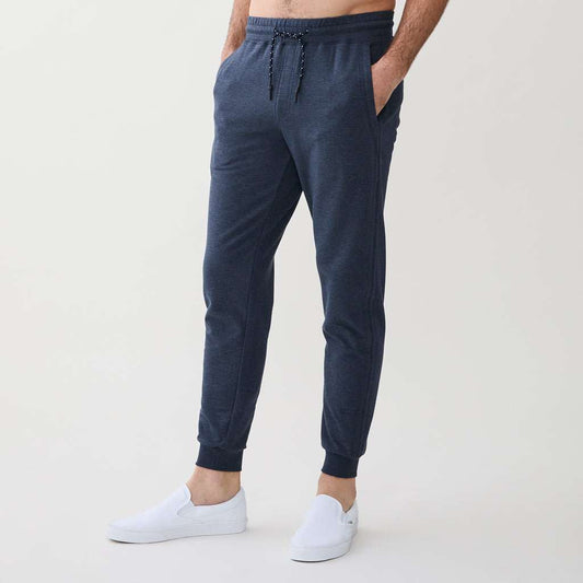 Jack Brushback Fleece Jogger - Navy Blazer Heather