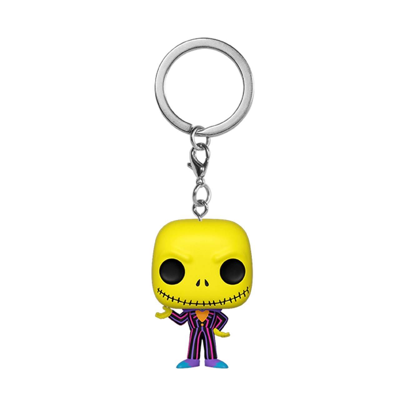 Funko Pop! Keychain Disney: The Nightmare Before Christmas - Jack Skellington Blacklight