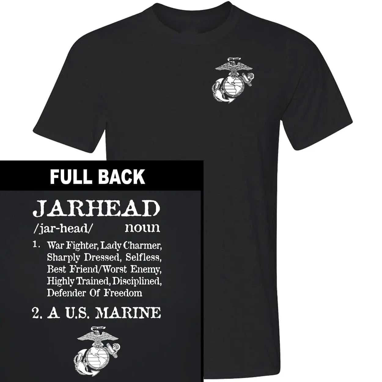 Combat Charged Jarhead 2-Sided Performance Tee