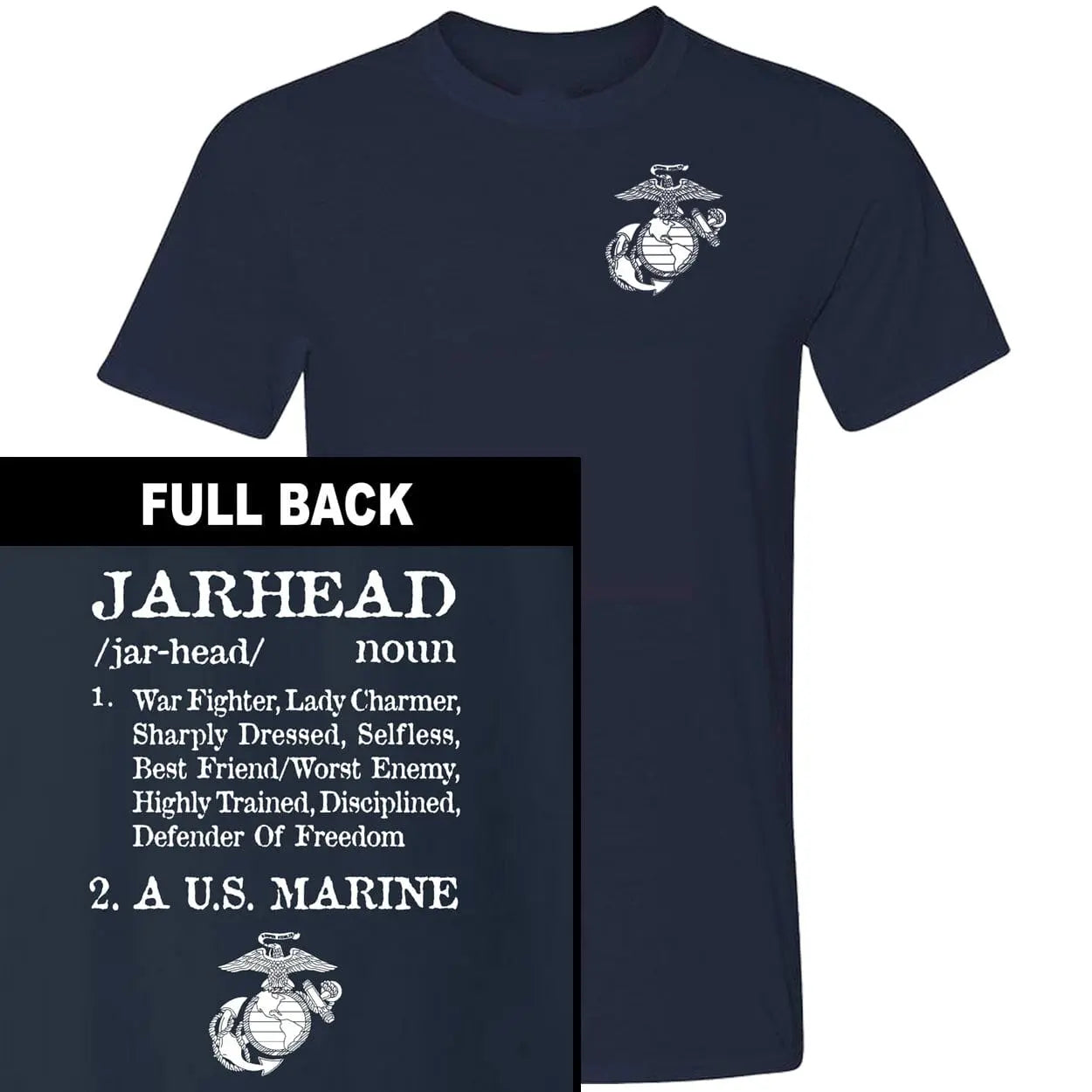 Combat Charged Jarhead 2-Sided Performance Tee