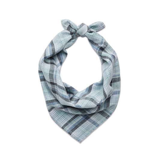 JB Plaid Bandana – Surf Green Multi