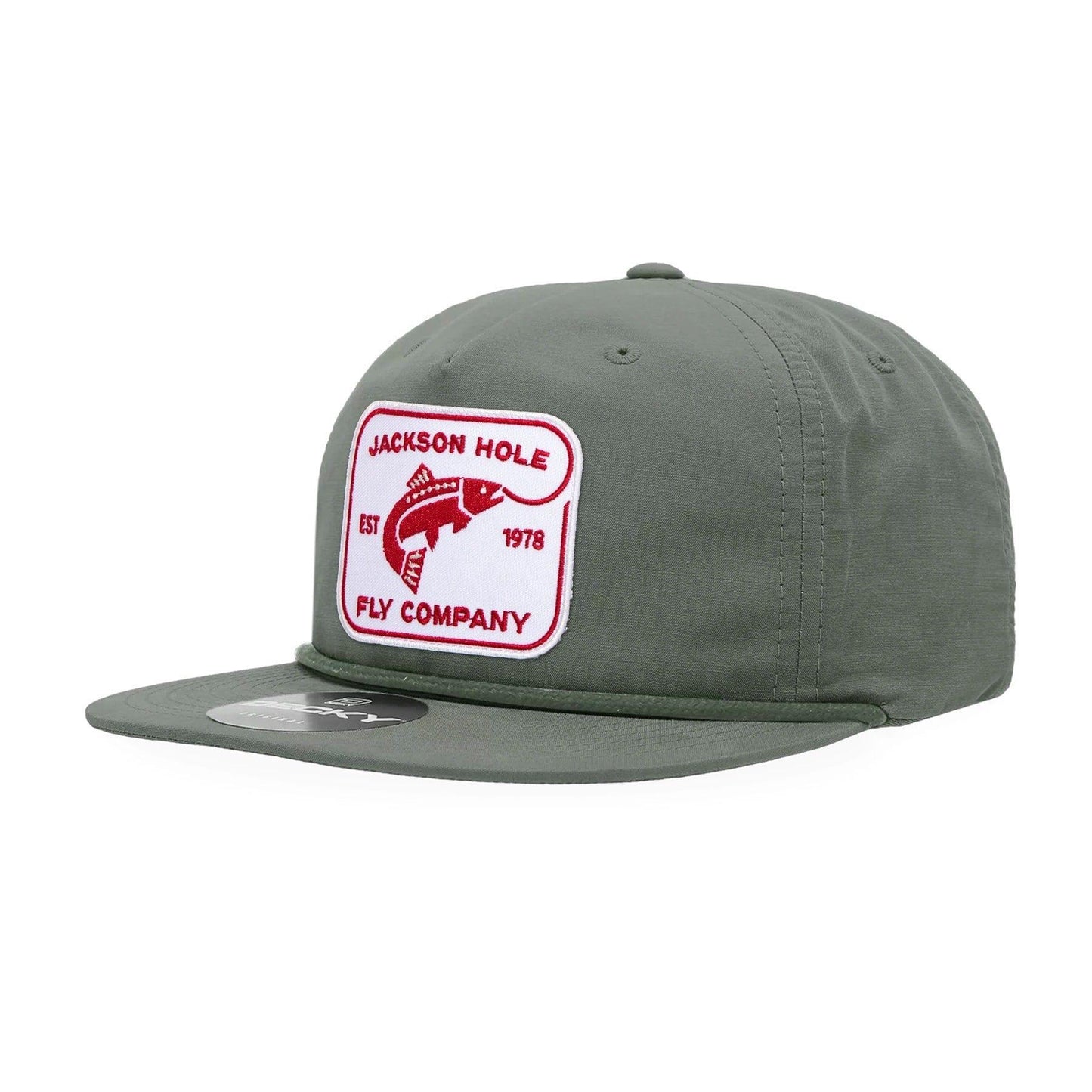 JHFLYCO Brushed Cotton Ball Cap - Rectangle Logo