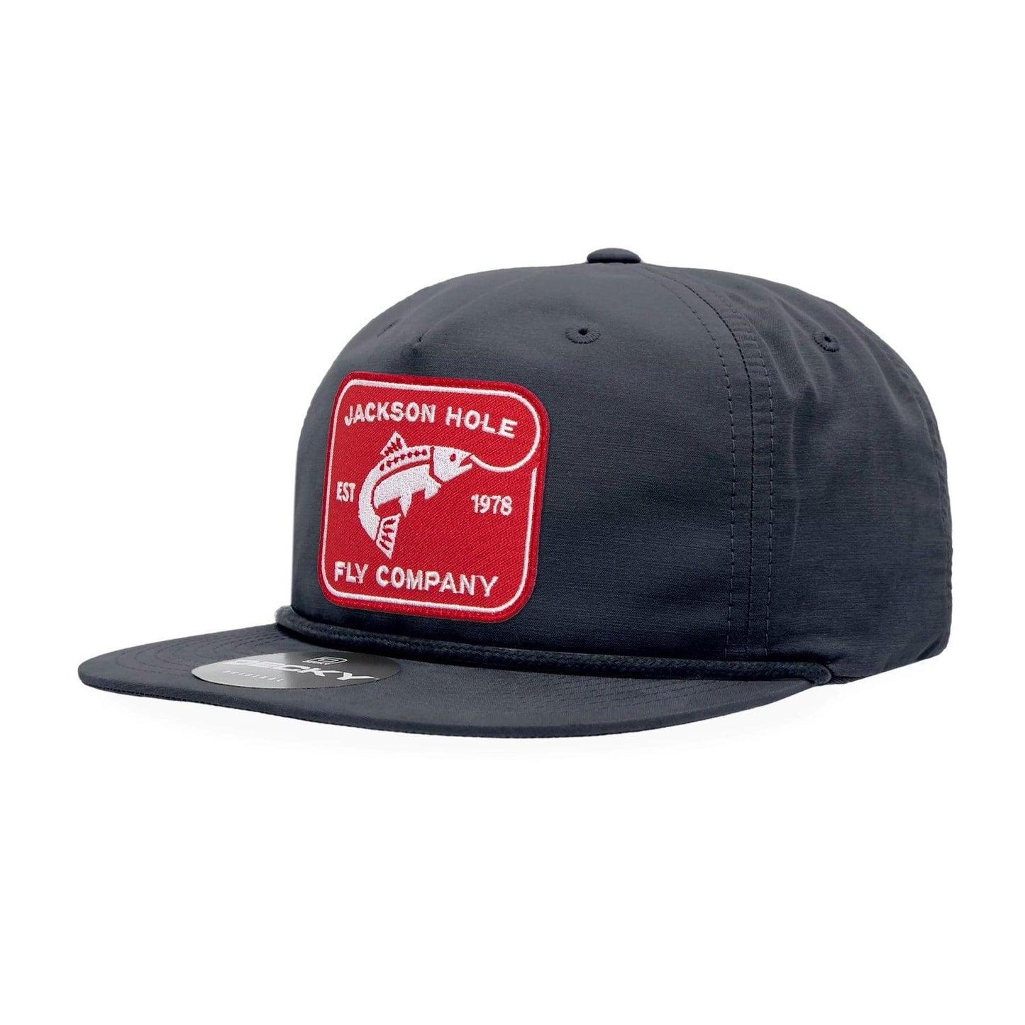 JHFLYCO Brushed Cotton Ball Cap - Rectangle Logo