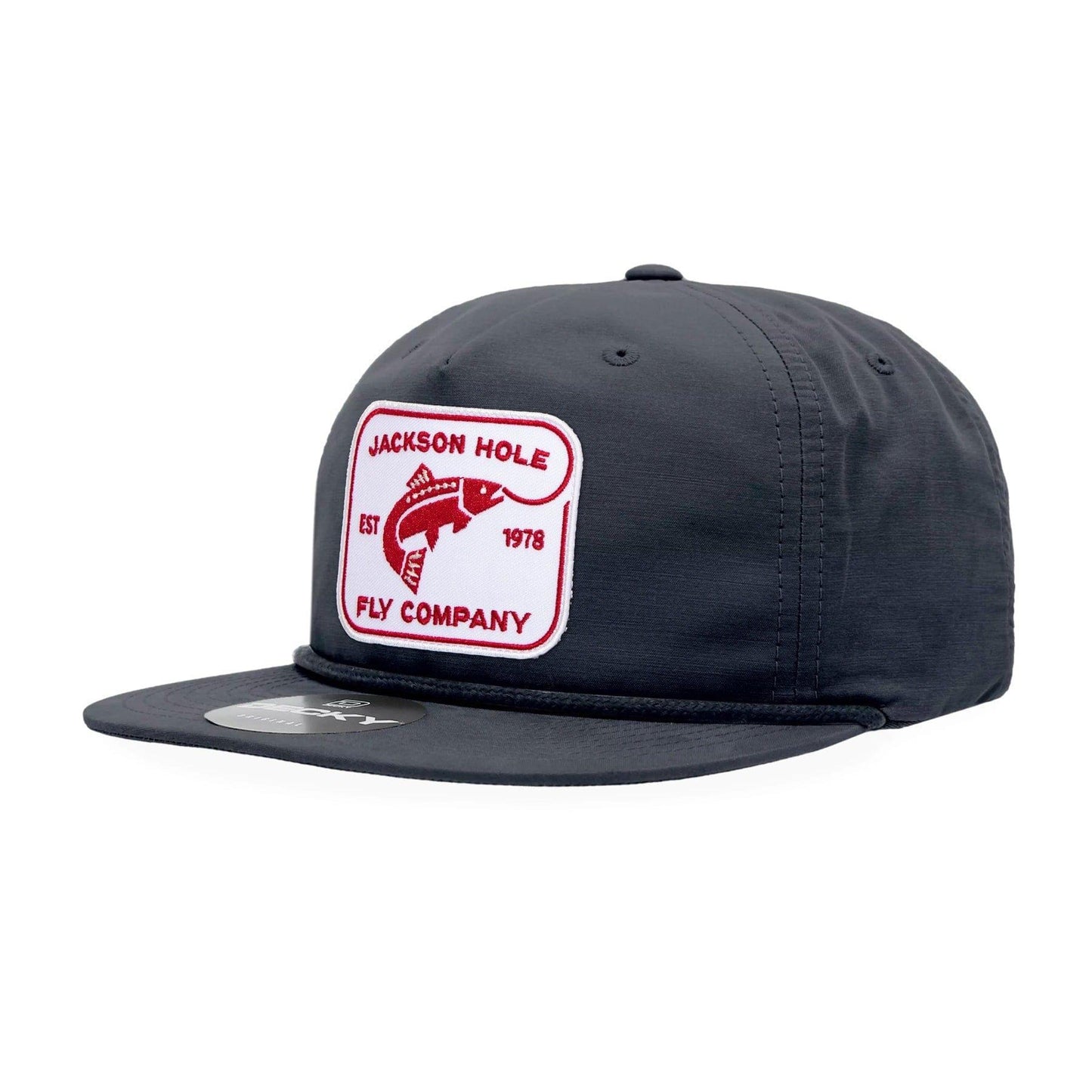 JHFLYCO Brushed Cotton Ball Cap - Rectangle Logo