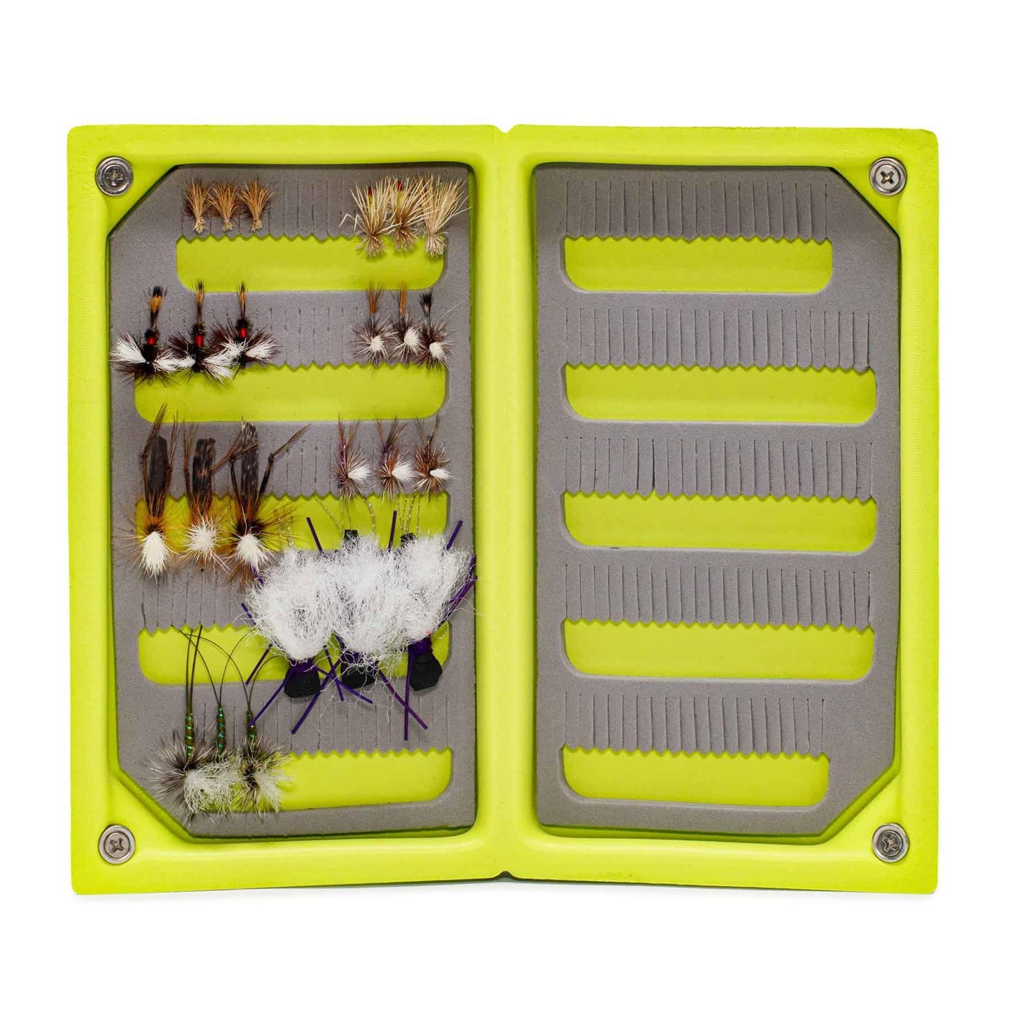 JHFLYCO Loaded Foam Fly Box - Standard Dry Fly