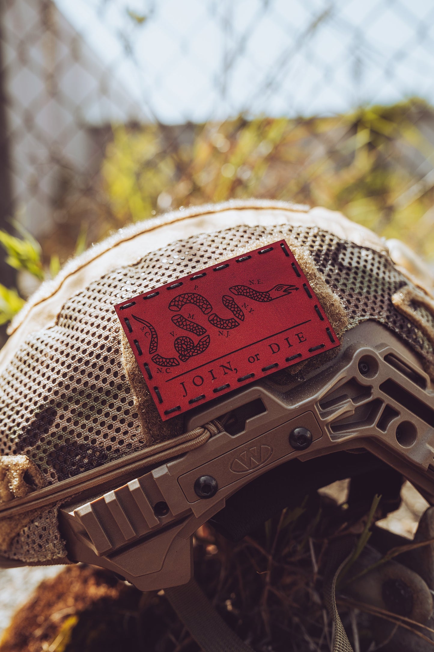 Join or Die Leather Patch