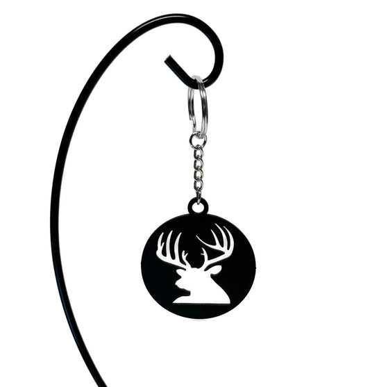 Buck Head Keychain