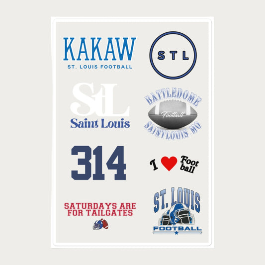 Football Sticker sheet