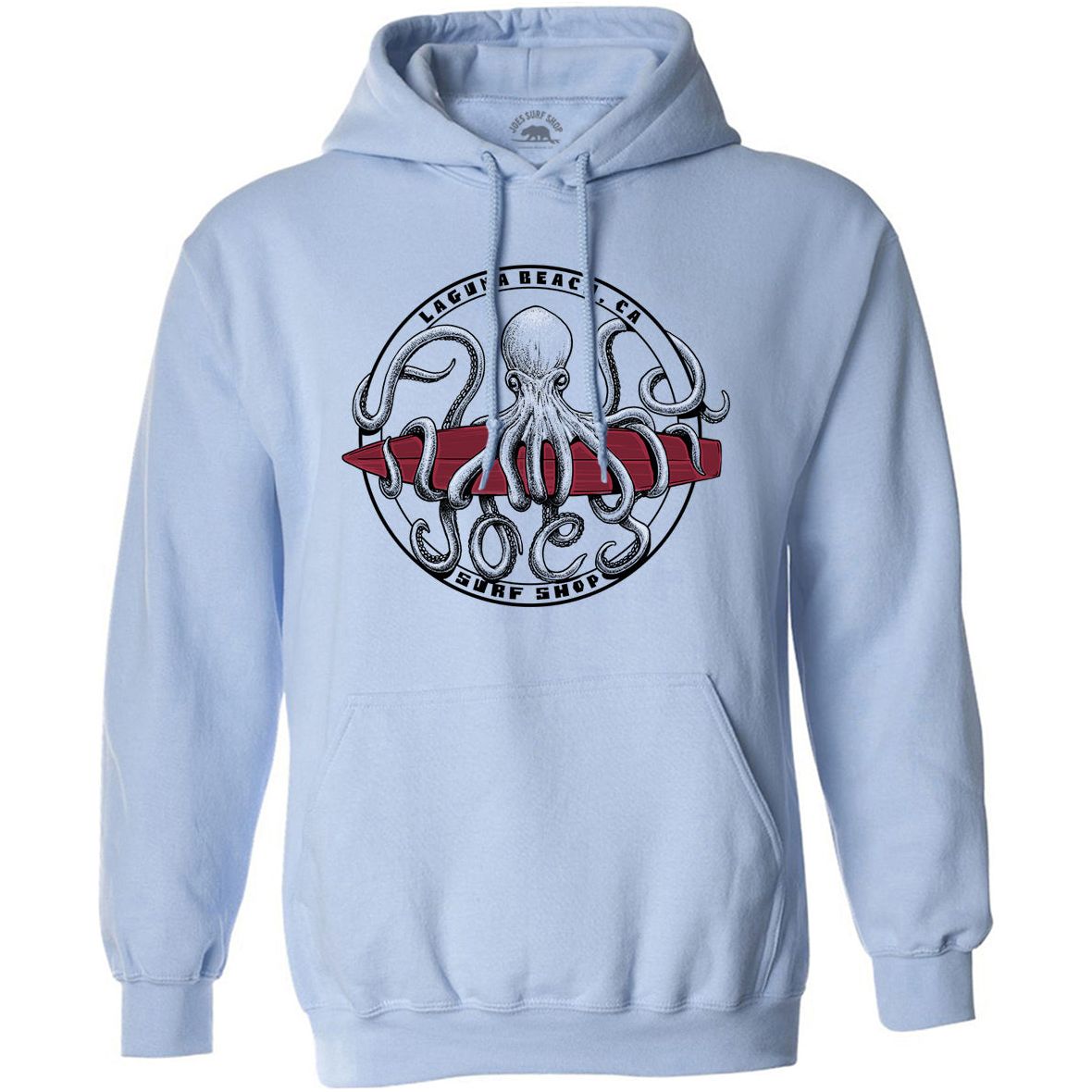 Joe's Surf Shop Octopus Meets Surfboard Hoodie