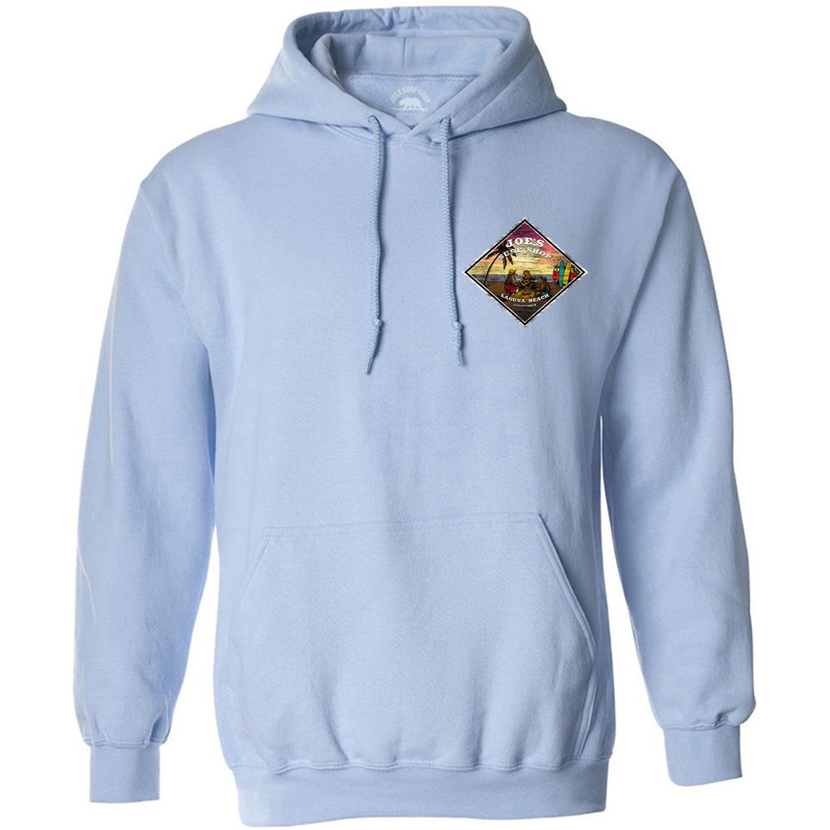 Joe's Surf Shop Three Bears on the Beach Pullover Surf Hoodie