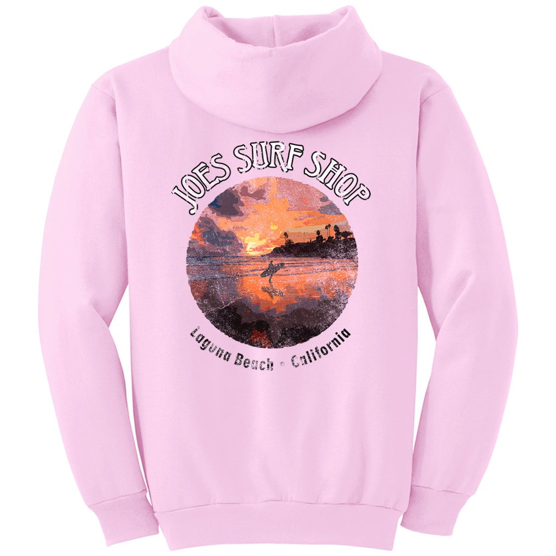 Joe's Surf Shop Sunset Surfer Pullover Surf Hoodie