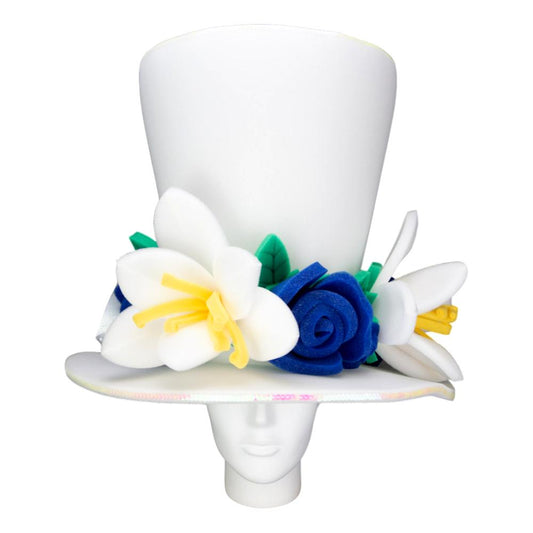 Lilies and Roses Bride Hat