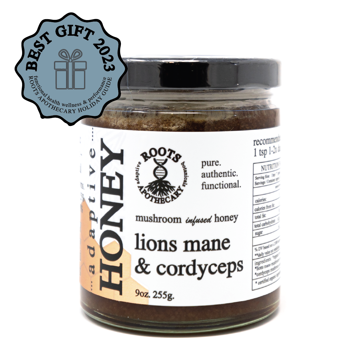 adaptive honey. lion's mane & cordyceps