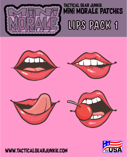 Mini Morale - Lips Patch Pack 1